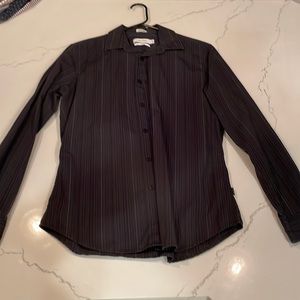 Calvin Klein small slim fit casual button down shirt.